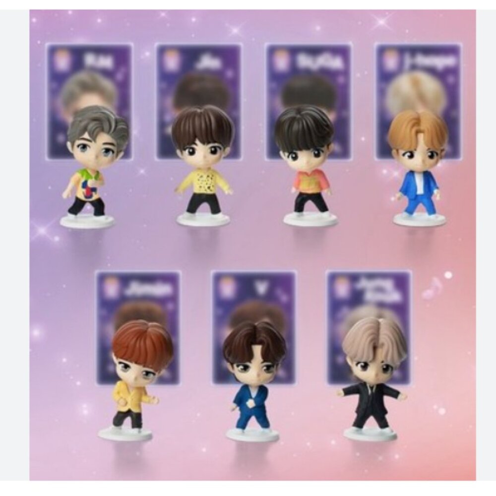 2025 McDonald's TINY TAN x BTS Happy Meal Toys - Complete Set of 7 NEW NWT